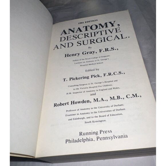 Gray's Anatomy The ILLUSTRATED Running Press Edition Of The American Classic '74 - Picture 2 of 7